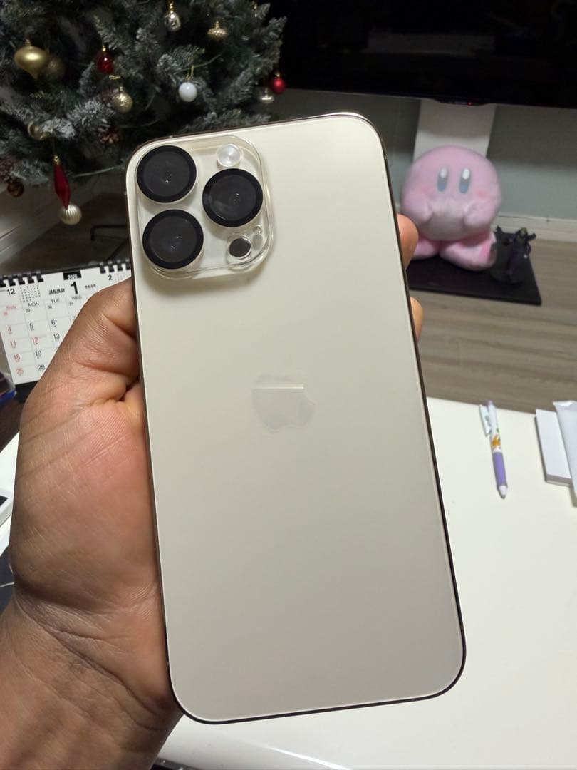 美品 Apple iPhone 14 Pro MAXディープパープル 128GB