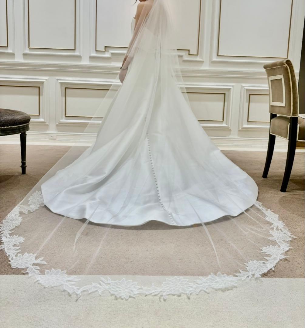 トリートドレッシング ロングウェディングベール レース