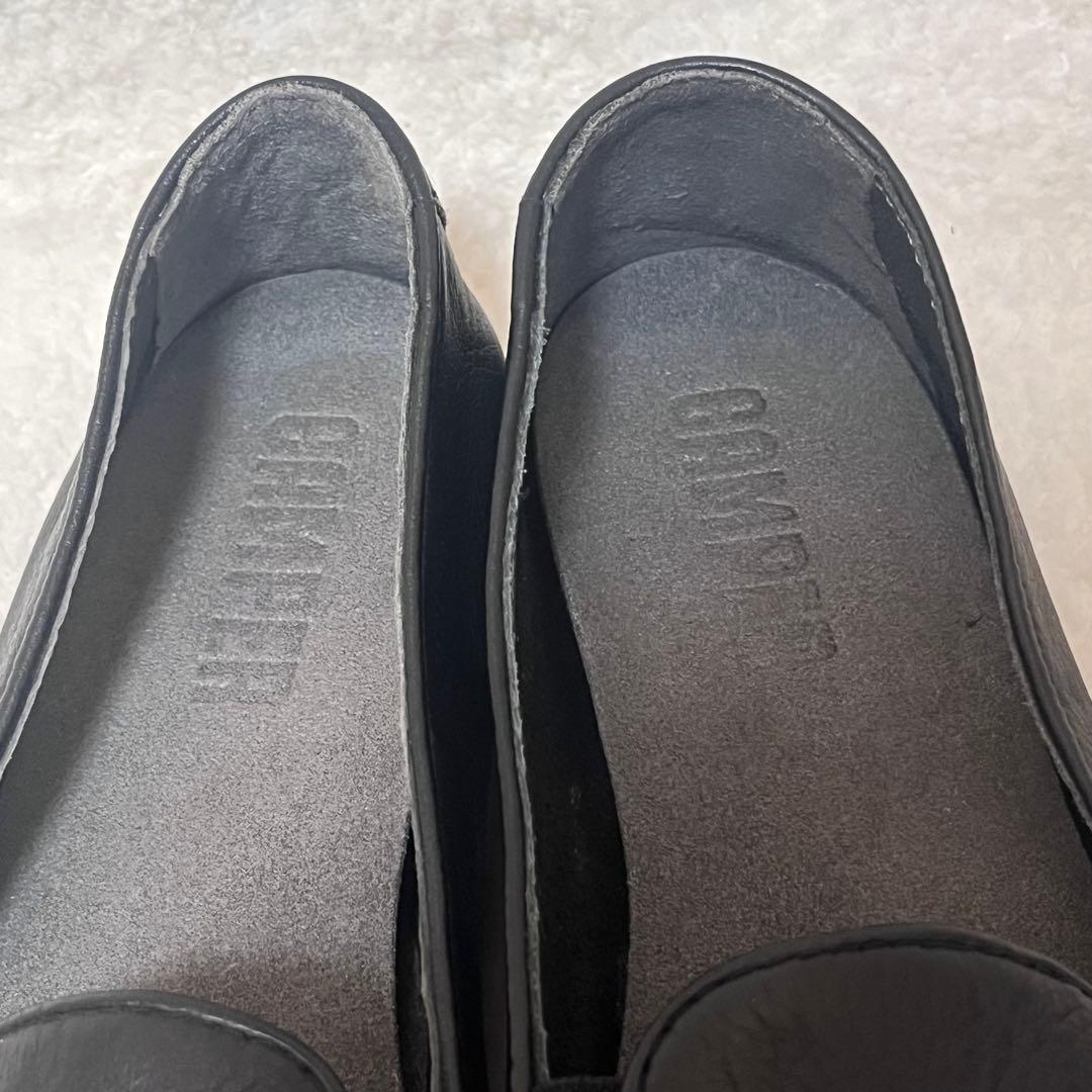 【CAMPER】美品 RIGHT NINA ブラック フラットシューズ