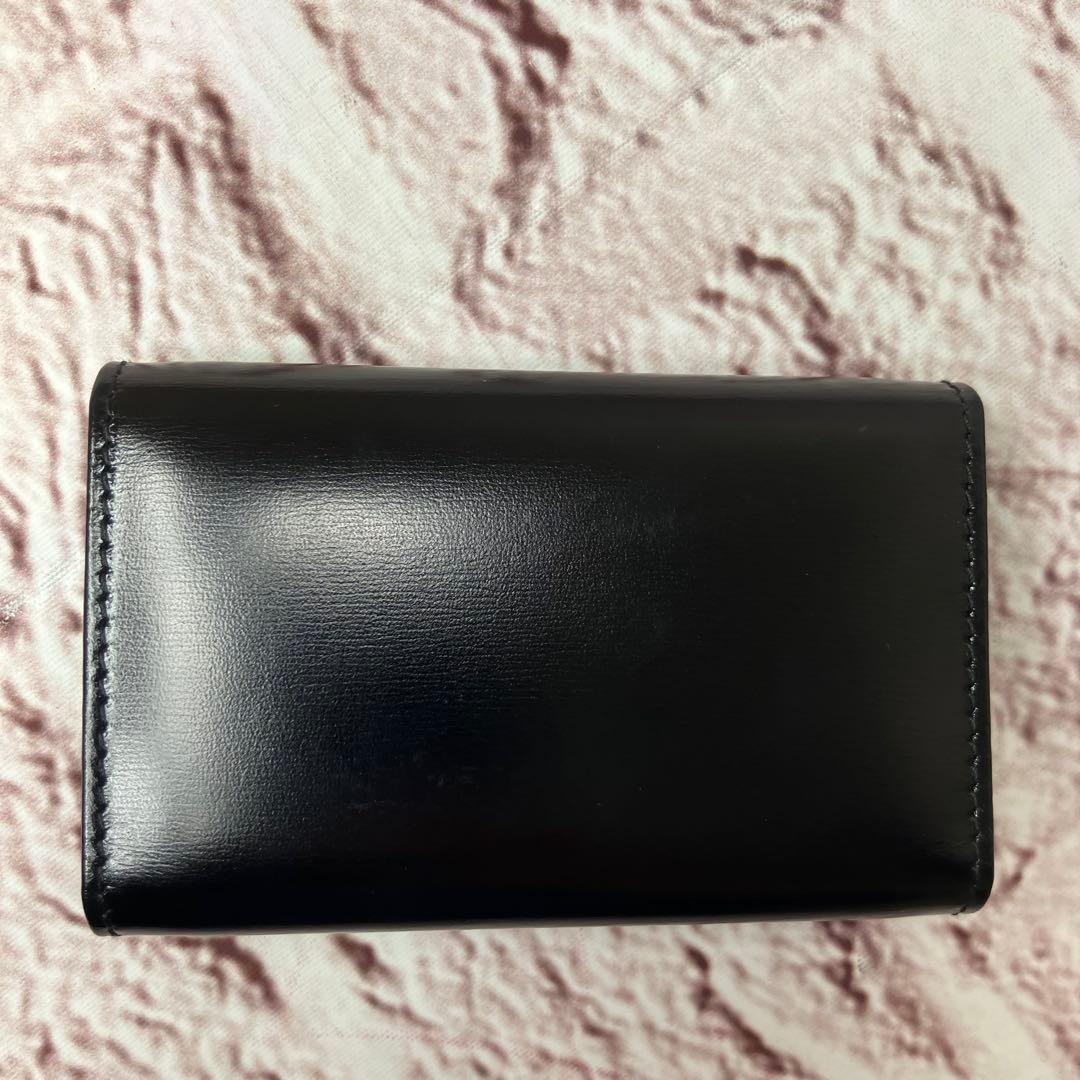 新品・未使用✨フェラガモ ガンチーニ ゴールド金具 ロゴ刻印 レザー キーケース