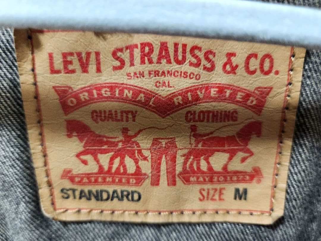 Levi's　デニムトラッカージャケット　タイプⅢ　先染めブラック