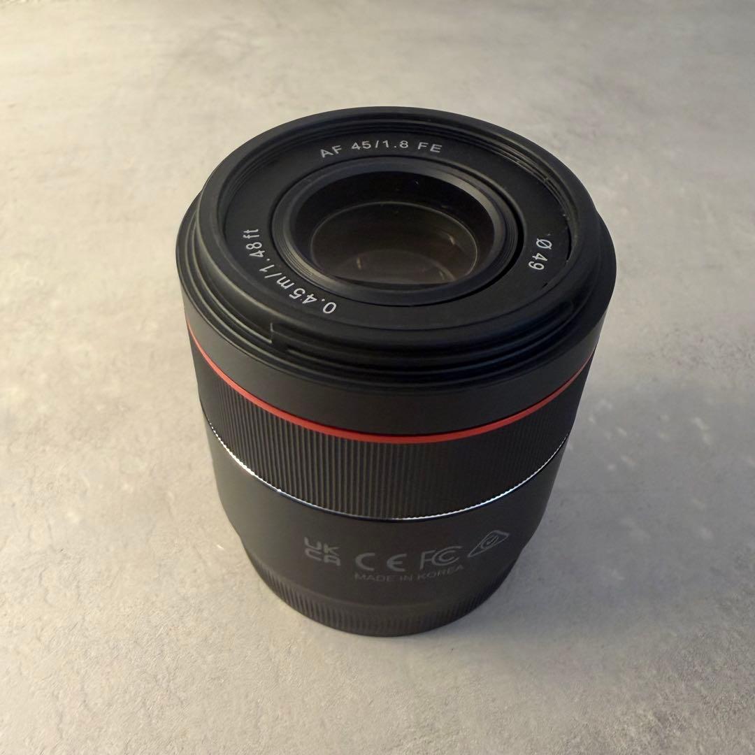 【美品】SAMYANG AF 45mm F1.8 FE Eマウント 付属品完備