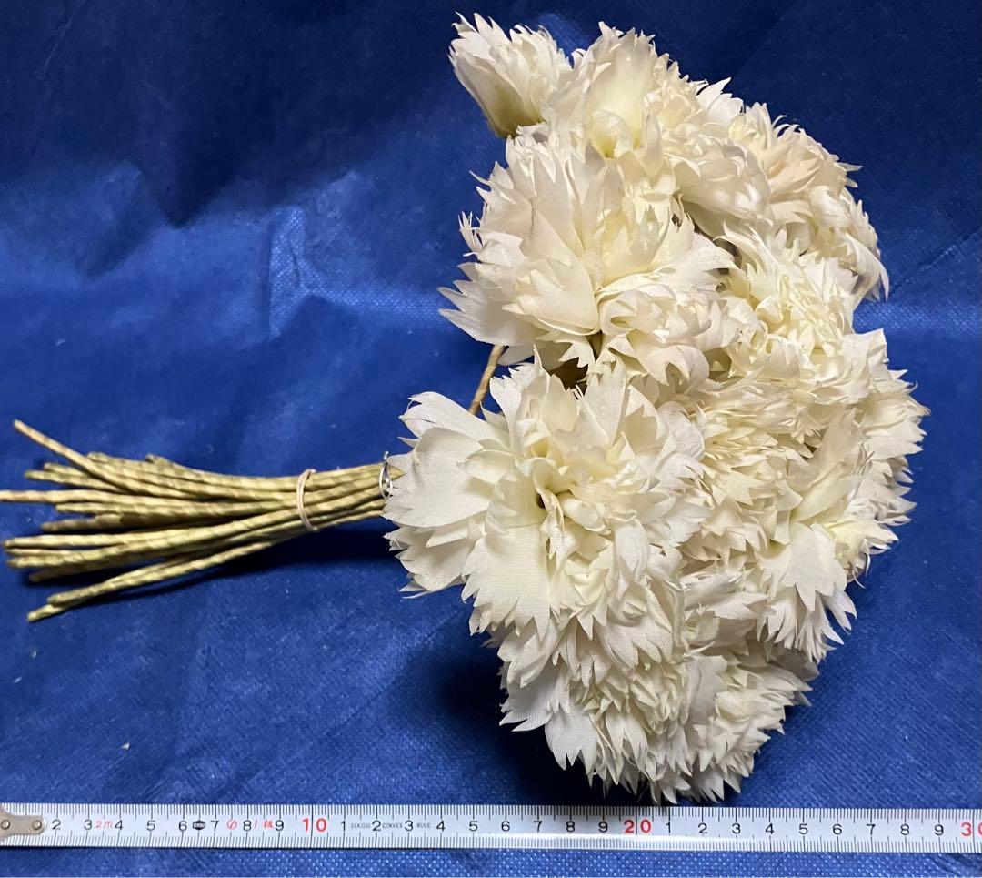 布花　染め花　アートフラワー　アンティーク風　 花たばブーケ2点セットおまとめ