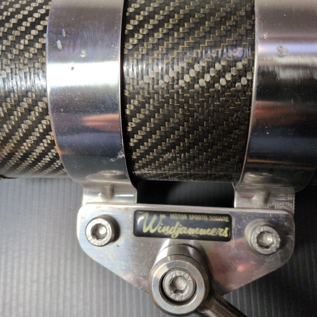 シグナス３型に使用Windjammer マフラー本体 カーボンファイバー