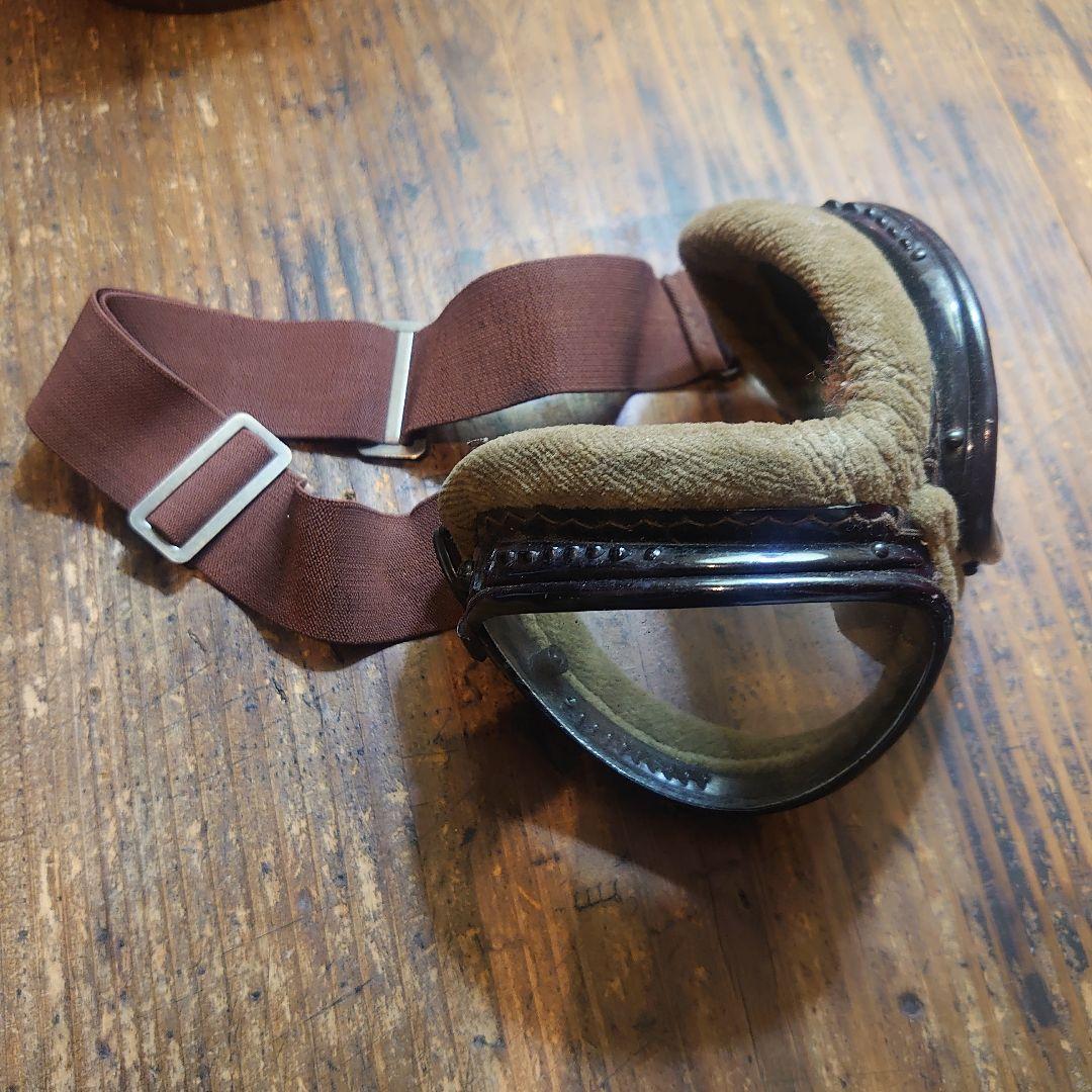 旧日本軍 防塵眼鏡 飛行眼鏡 ミリタリー