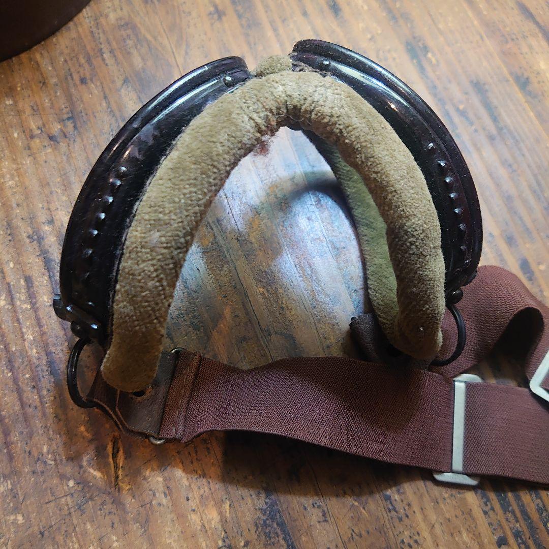 旧日本軍 防塵眼鏡 飛行眼鏡 ミリタリー