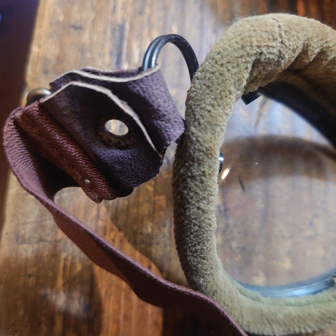 旧日本軍 防塵眼鏡 飛行眼鏡 ミリタリー