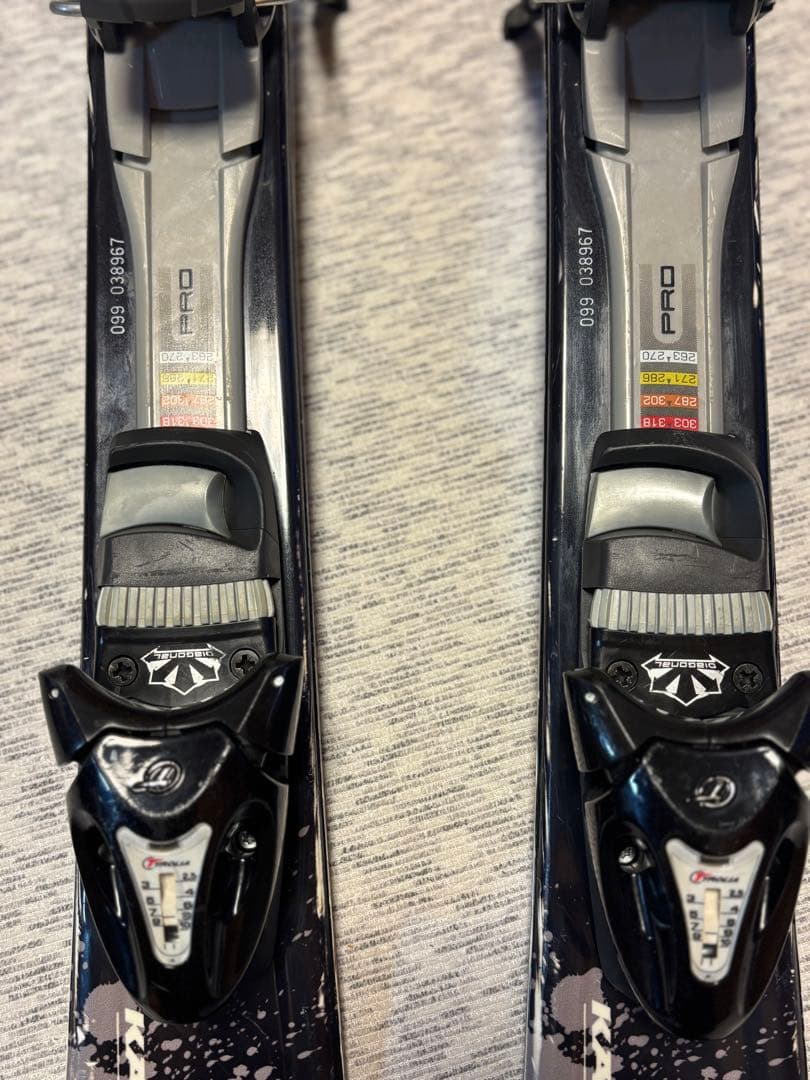 KASTLE ファンスキー板 ビンディング解放式