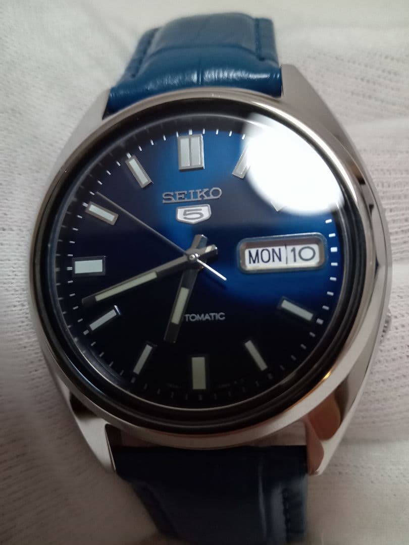 松*ん様 SEIKO5　AUTOMATIC　機械式自動巻　7S26　ネイビー　未