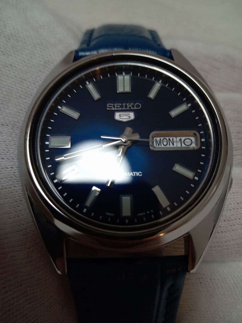 松*ん様 SEIKO5　AUTOMATIC　機械式自動巻　7S26　ネイビー　未