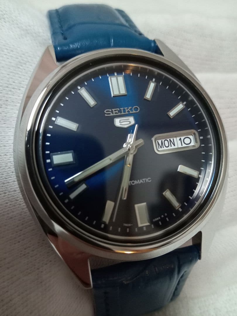 松*ん様 SEIKO5　AUTOMATIC　機械式自動巻　7S26　ネイビー　未