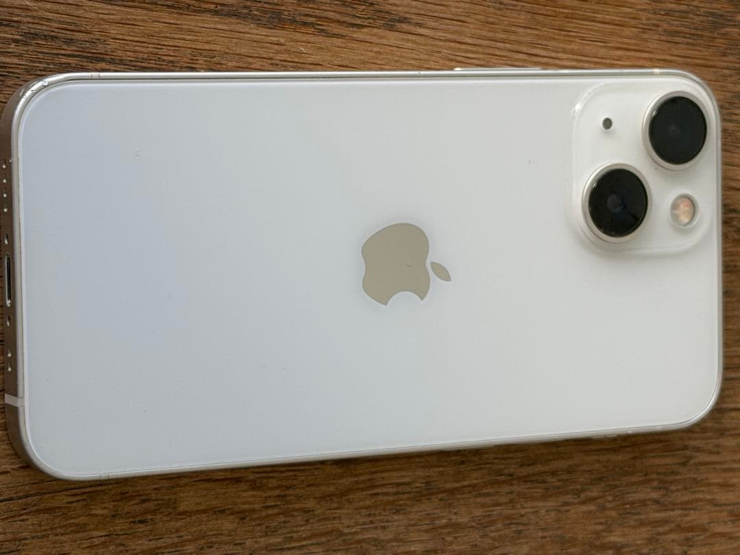 iPhone 13 mini ホワイト　128GB simフリー　充電不具合