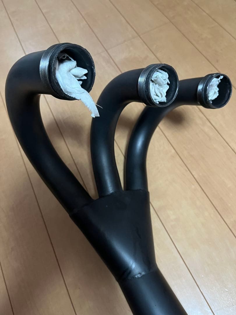 GT380 ヒヅキステンレス　集合チャンバー　集合管　マフラー