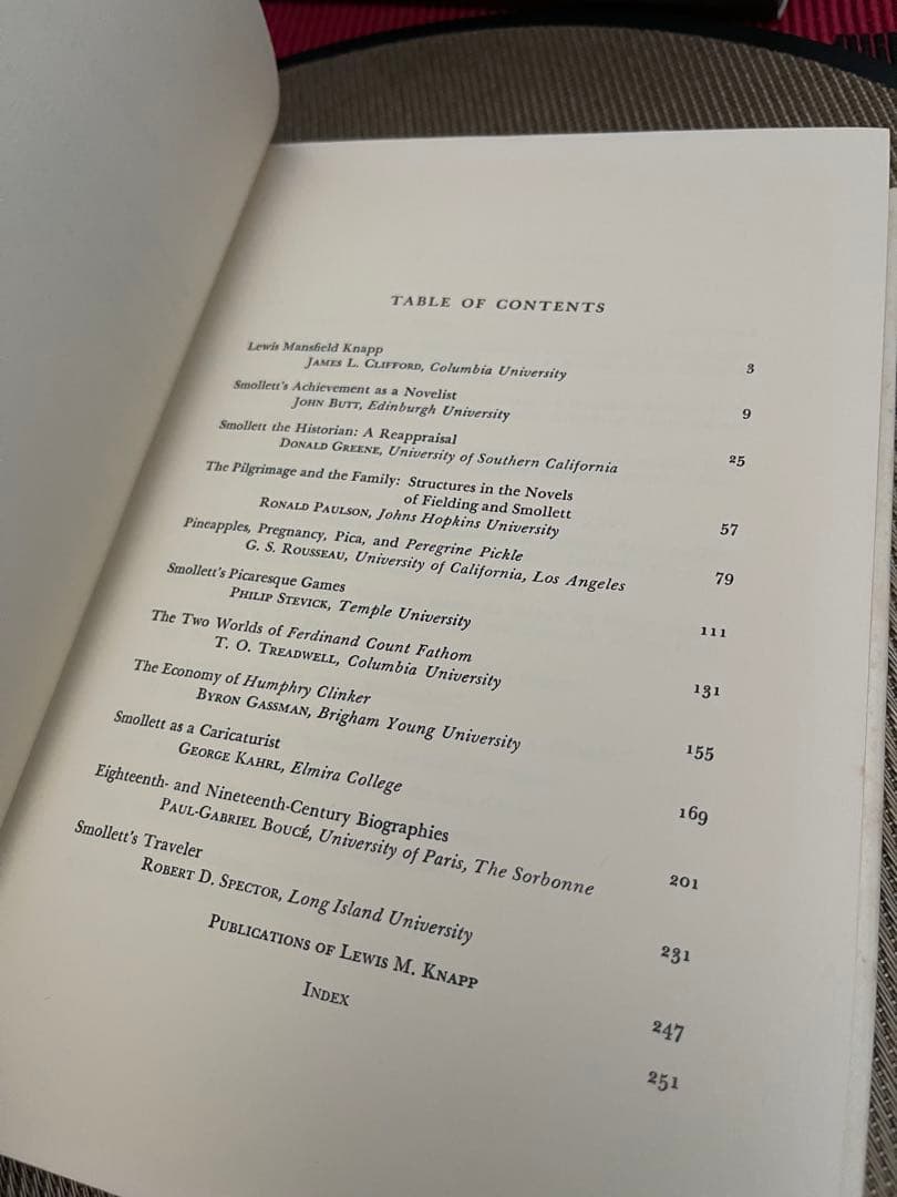 希少　Tobias Smollett: Bicentennial Essays