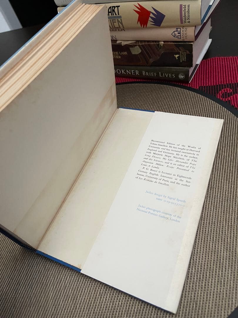 希少　Tobias Smollett: Bicentennial Essays