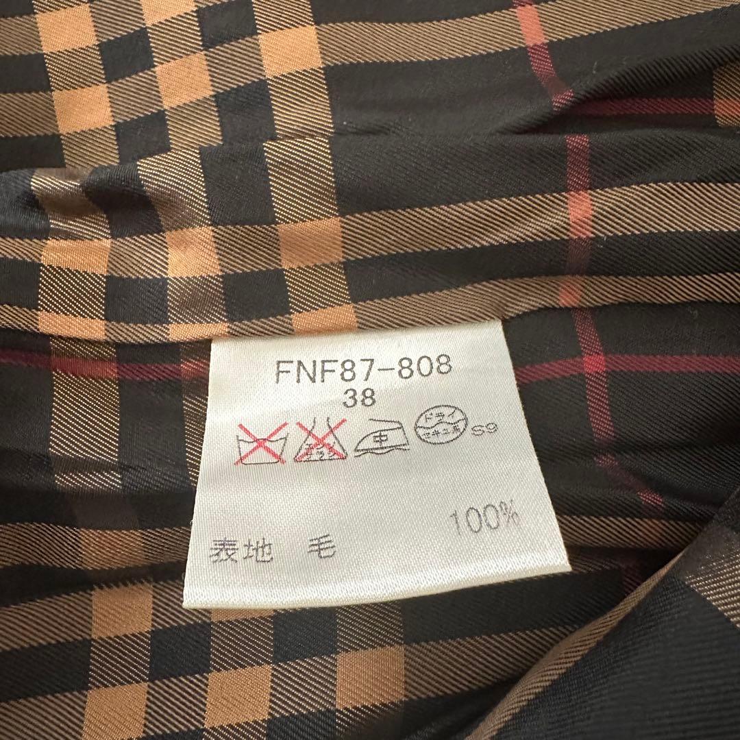 Burberry バーバリーブルーレーベル　ウール100%コート