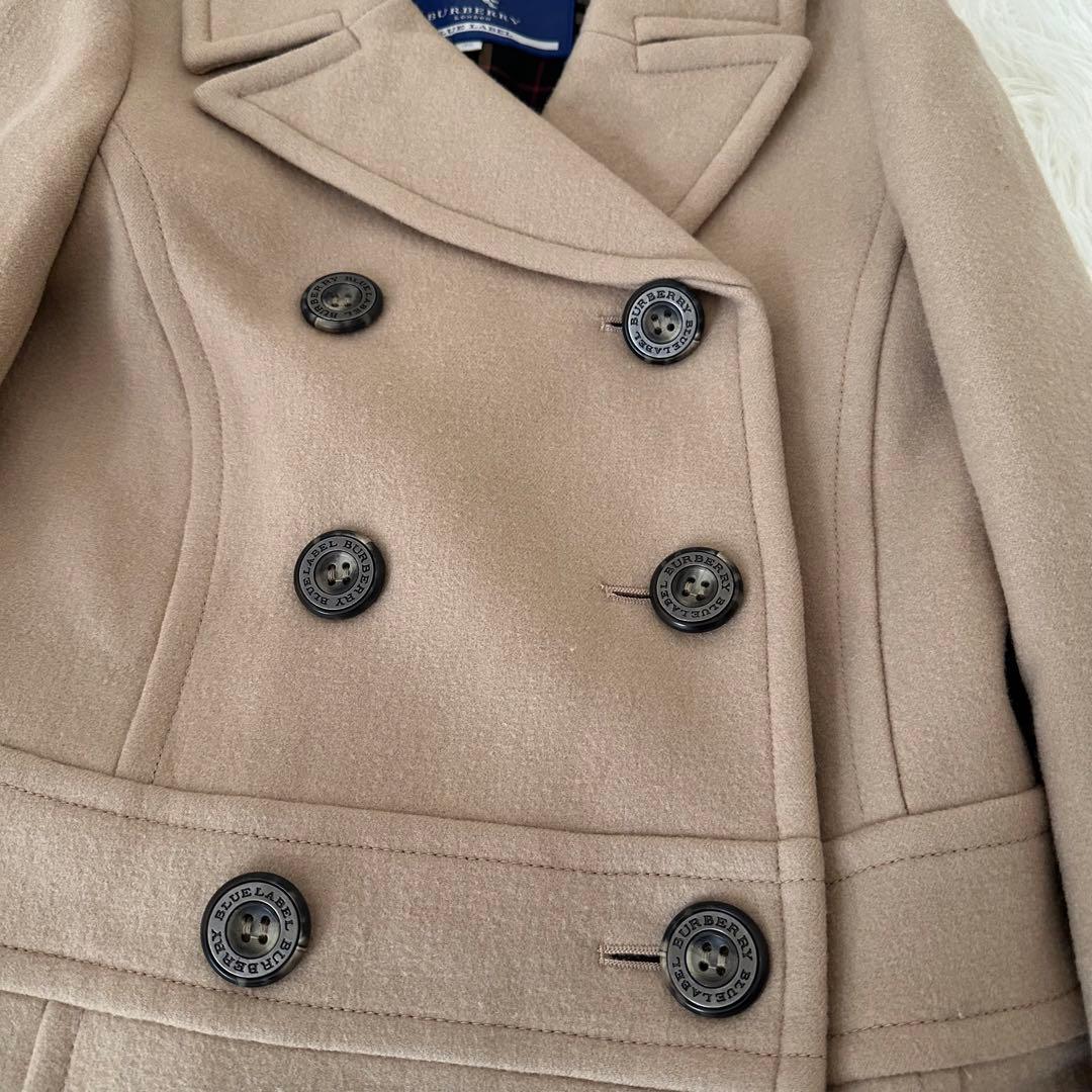 Burberry バーバリーブルーレーベル　ウール100%コート