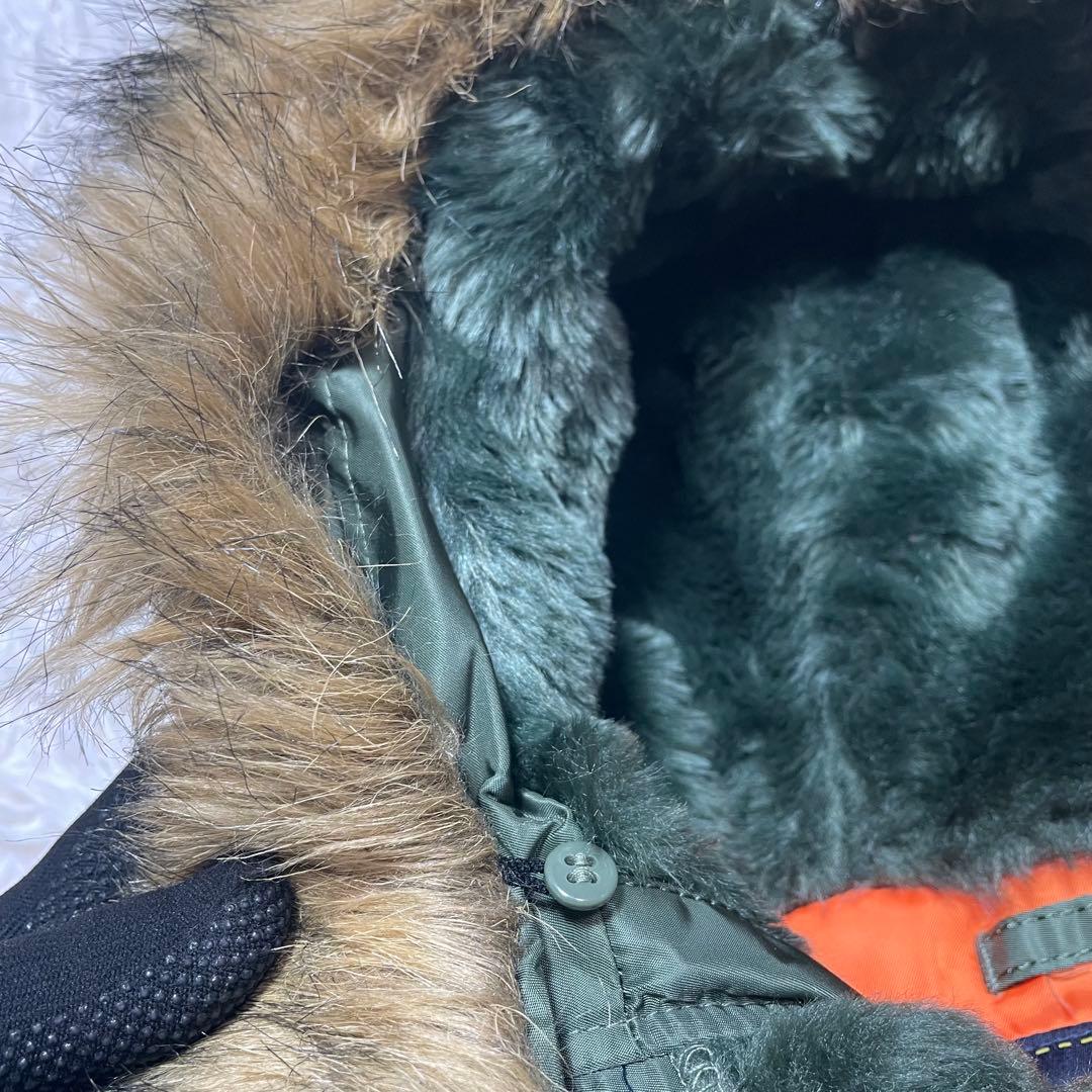 ミリタリージャケット N-3B セージグリーン 防寒 寒冷地 L 激レア