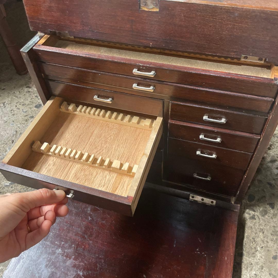 レア　古い歯医者さんの道具箱　古道具
