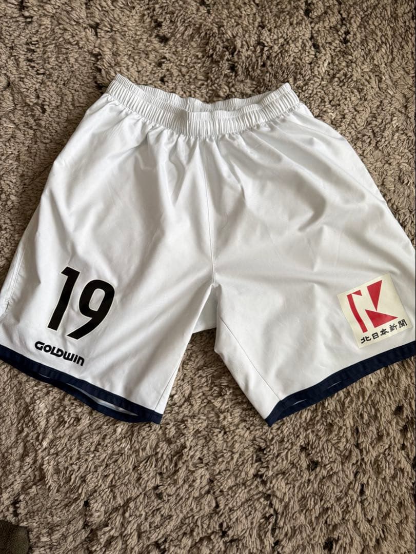 柳下大樹 選手　実着用 直筆サイン カターレ富山 ユニフォーム