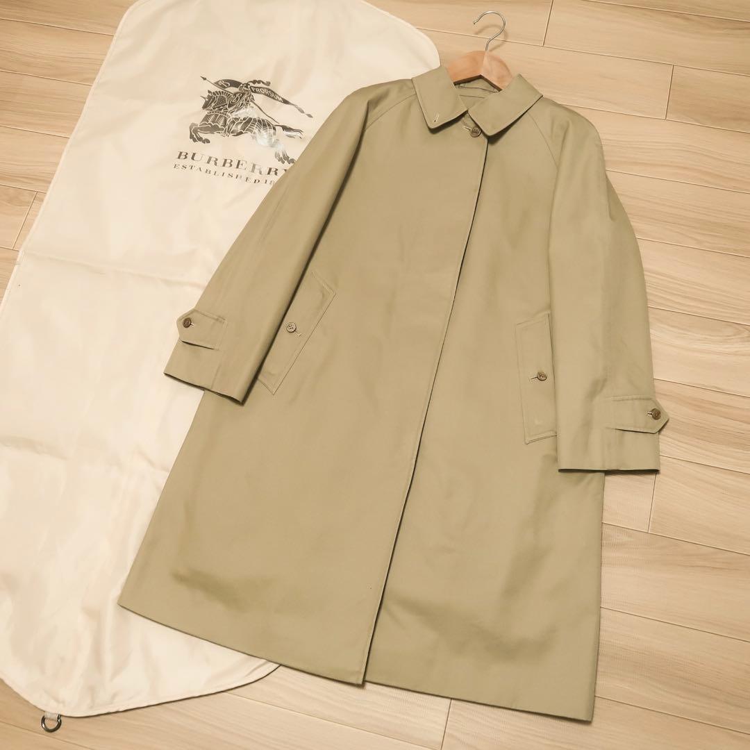 貴重 ヴィンテージ バーバリー ステンカラーコート ライナー付きBURBERRY