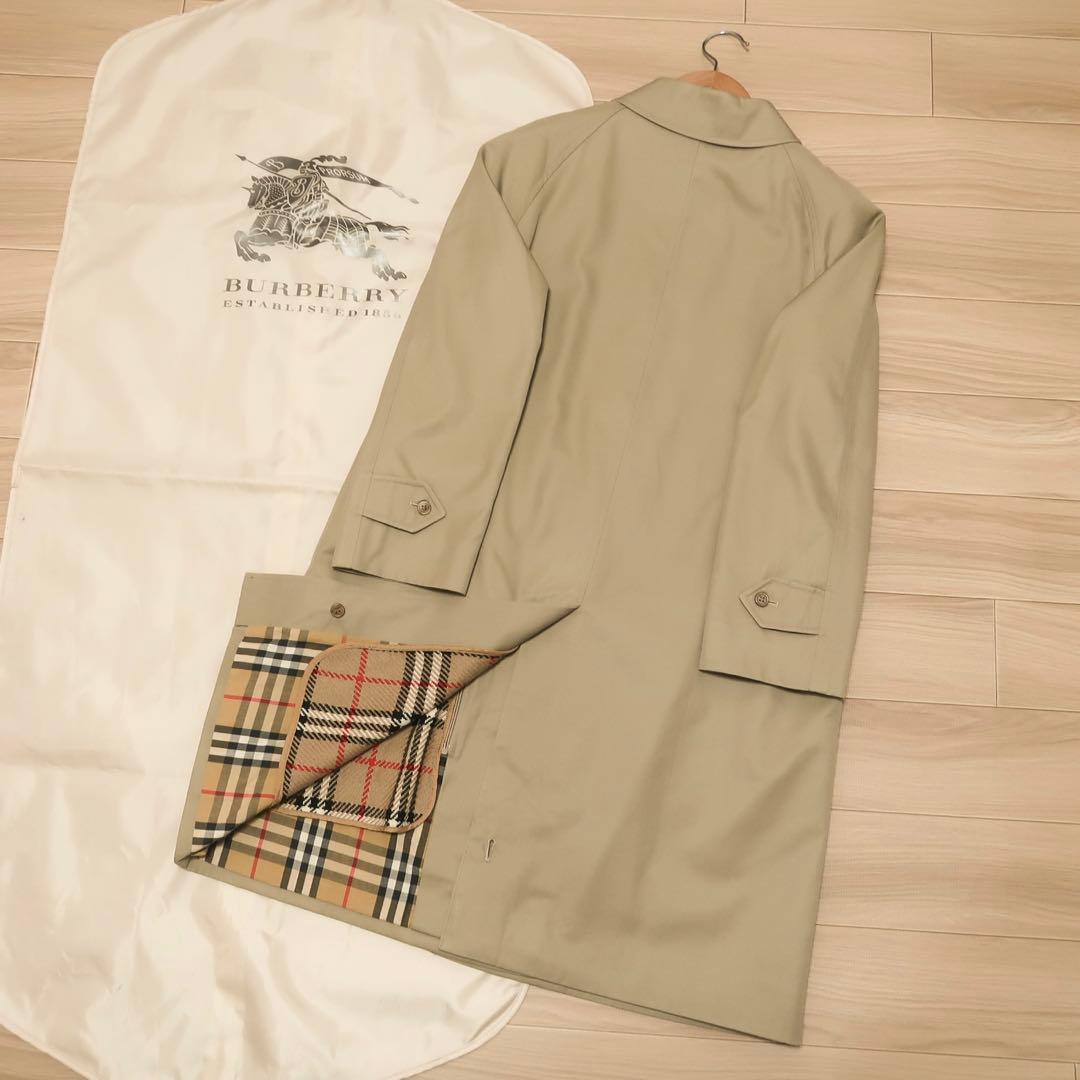 貴重 ヴィンテージ バーバリー ステンカラーコート ライナー付きBURBERRY
