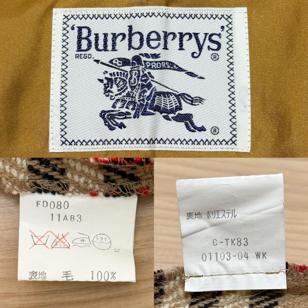 貴重 ヴィンテージ バーバリー ステンカラーコート ライナー付きBURBERRY
