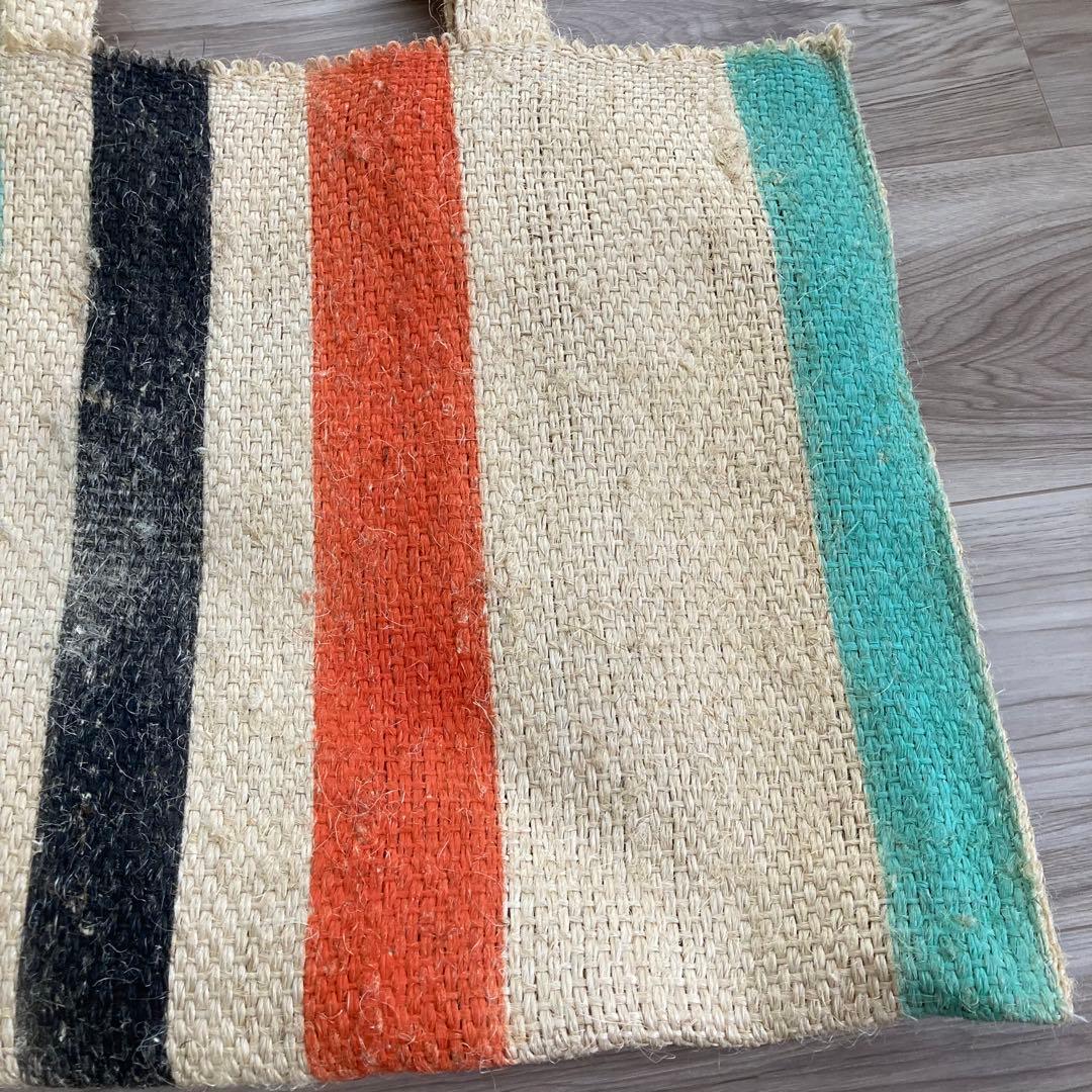 美品　MARNI✨フラワーカフェ カナパ トート　麻