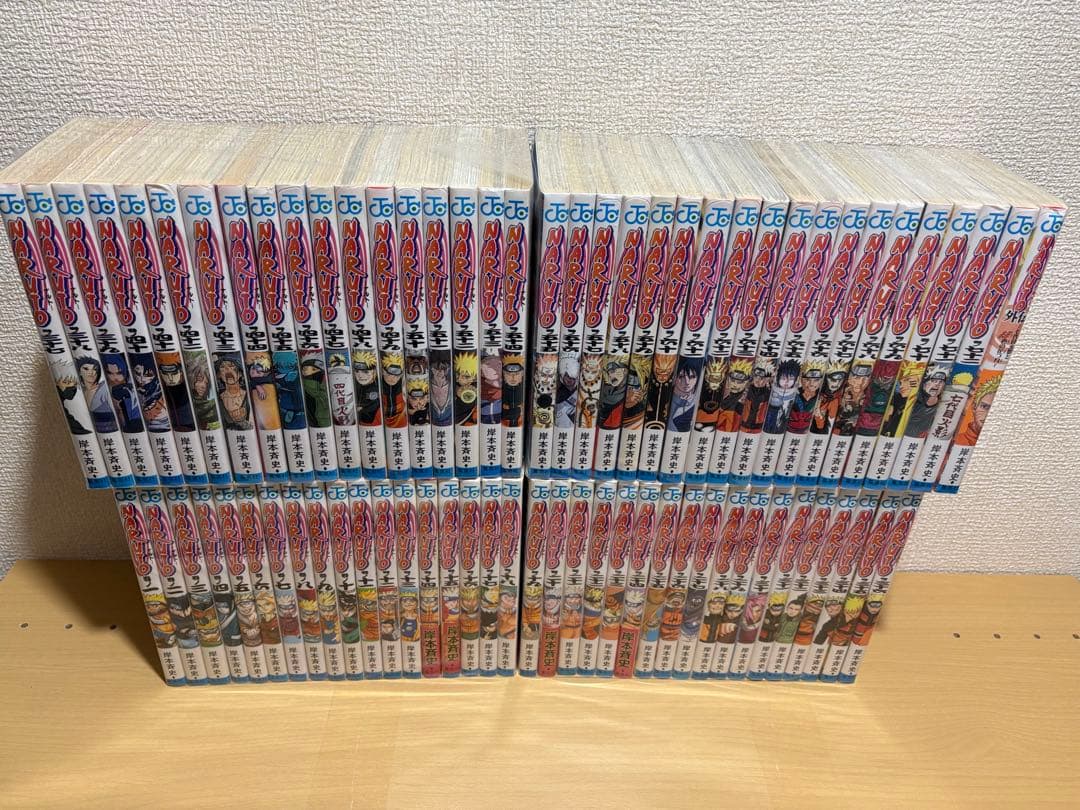 【R466m】《ヤケ等有り》 NARUTO-ナルト- 全72巻完結全巻セット