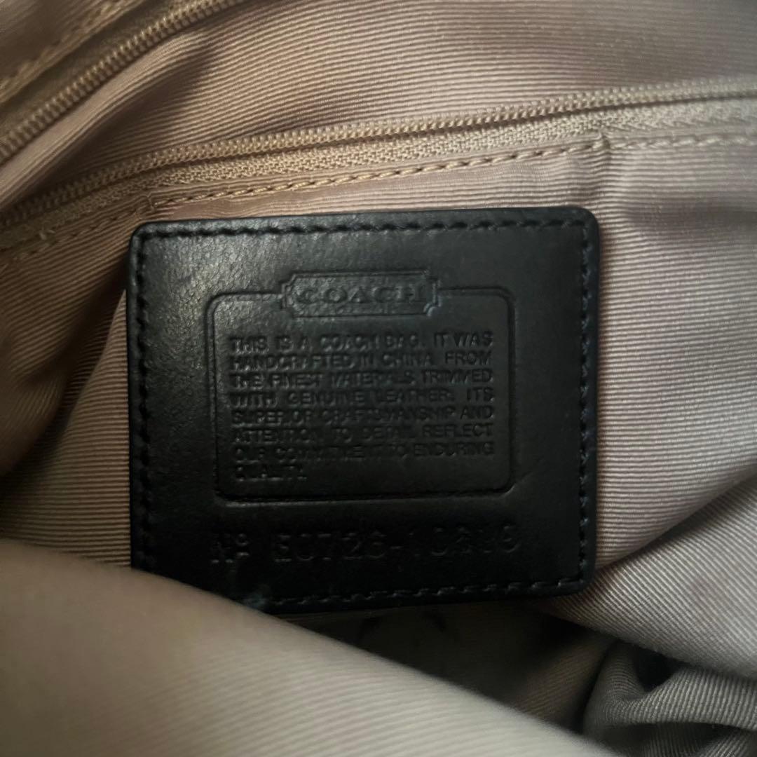 【超希少】COACH コーチ シグネチャー ターンロック ワンショルダーバッグ