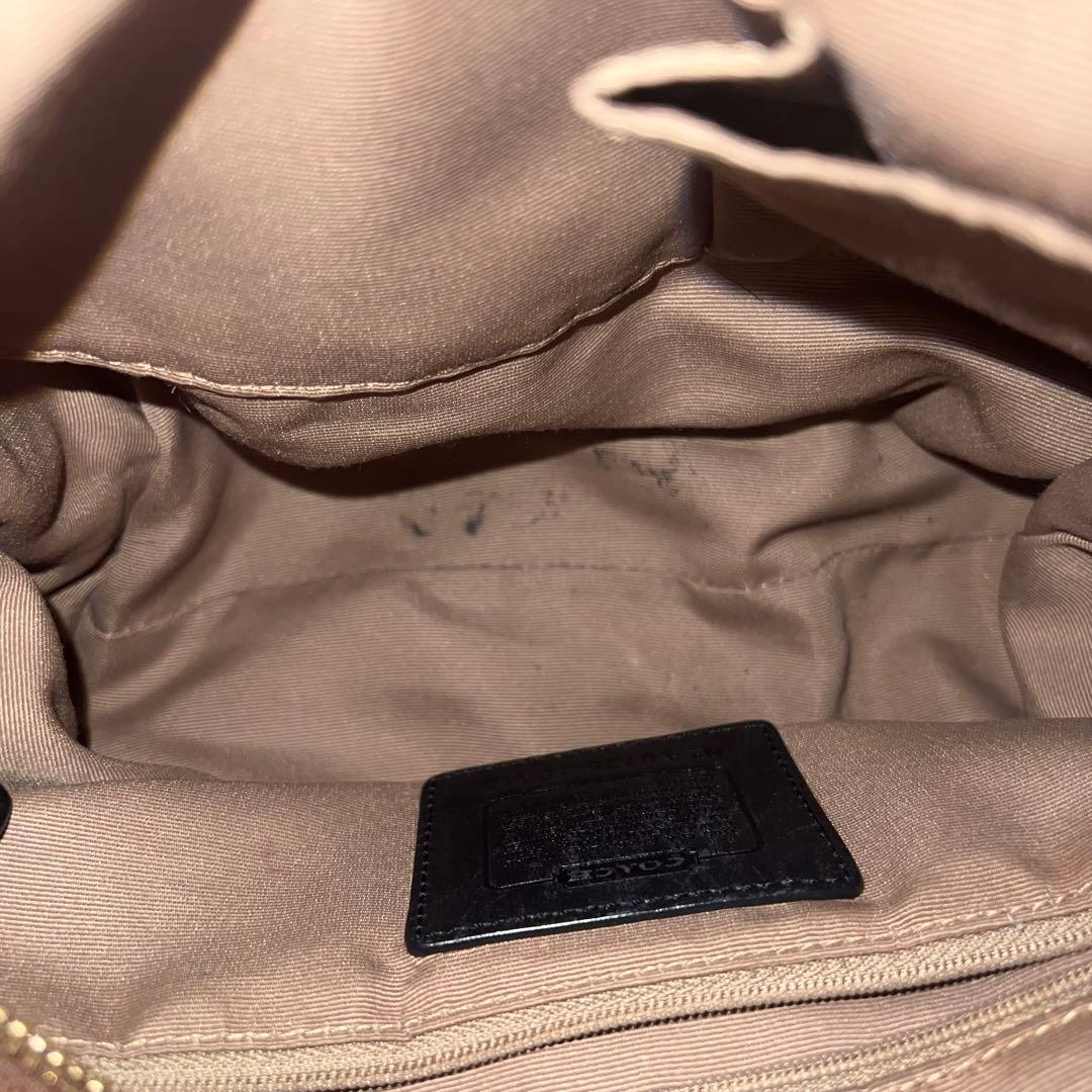 【超希少】COACH コーチ シグネチャー ターンロック ワンショルダーバッグ