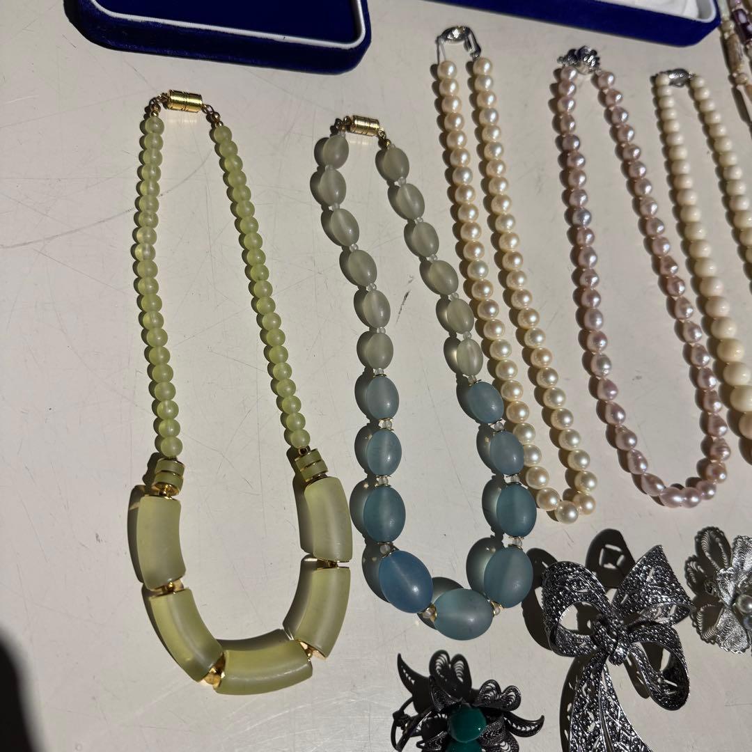 ★ アクセサリー　まとめ売り　遺品整理　生前整理 パール ネックレス ブローチ
