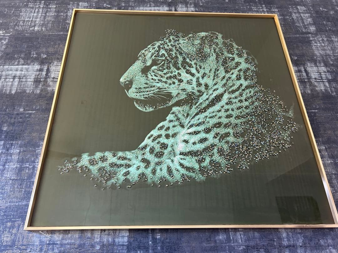 水晶パネル アートパネル 　80×80cm クリスタルピクチャー