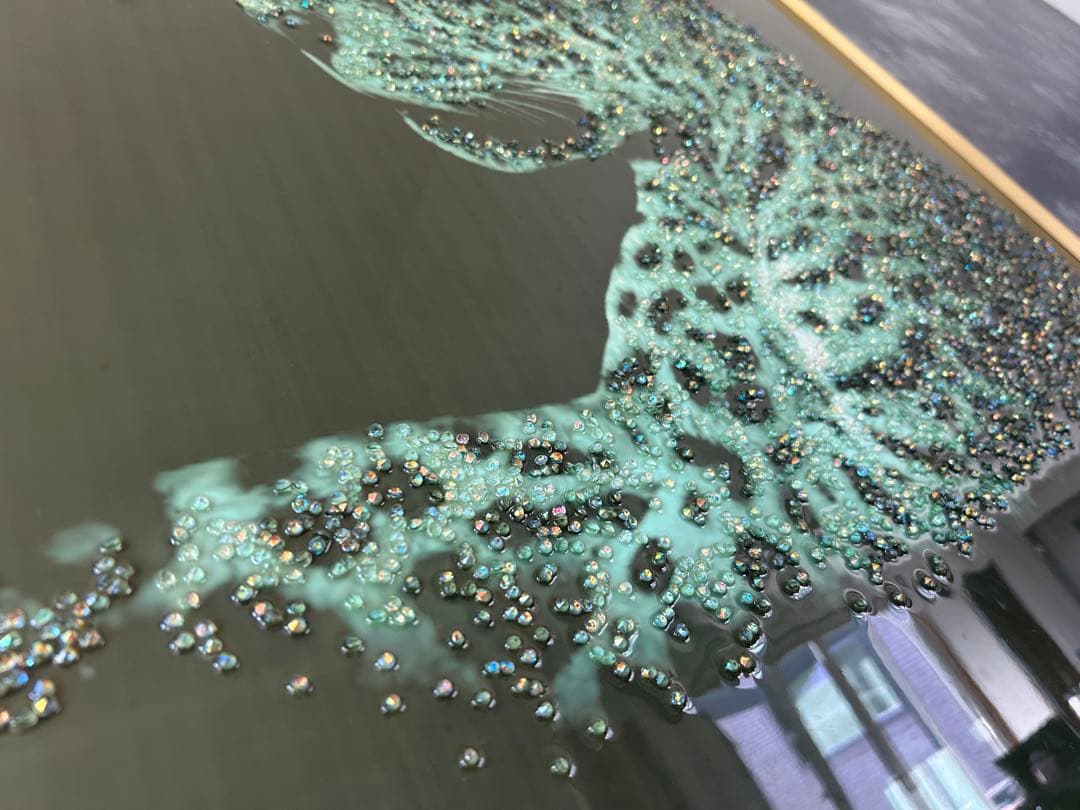 水晶パネル アートパネル 　80×80cm クリスタルピクチャー