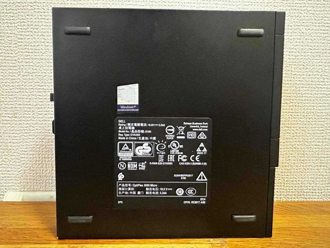 ＜値下げ＞Dell OptiPlex3060 MicroミニPC core-i5