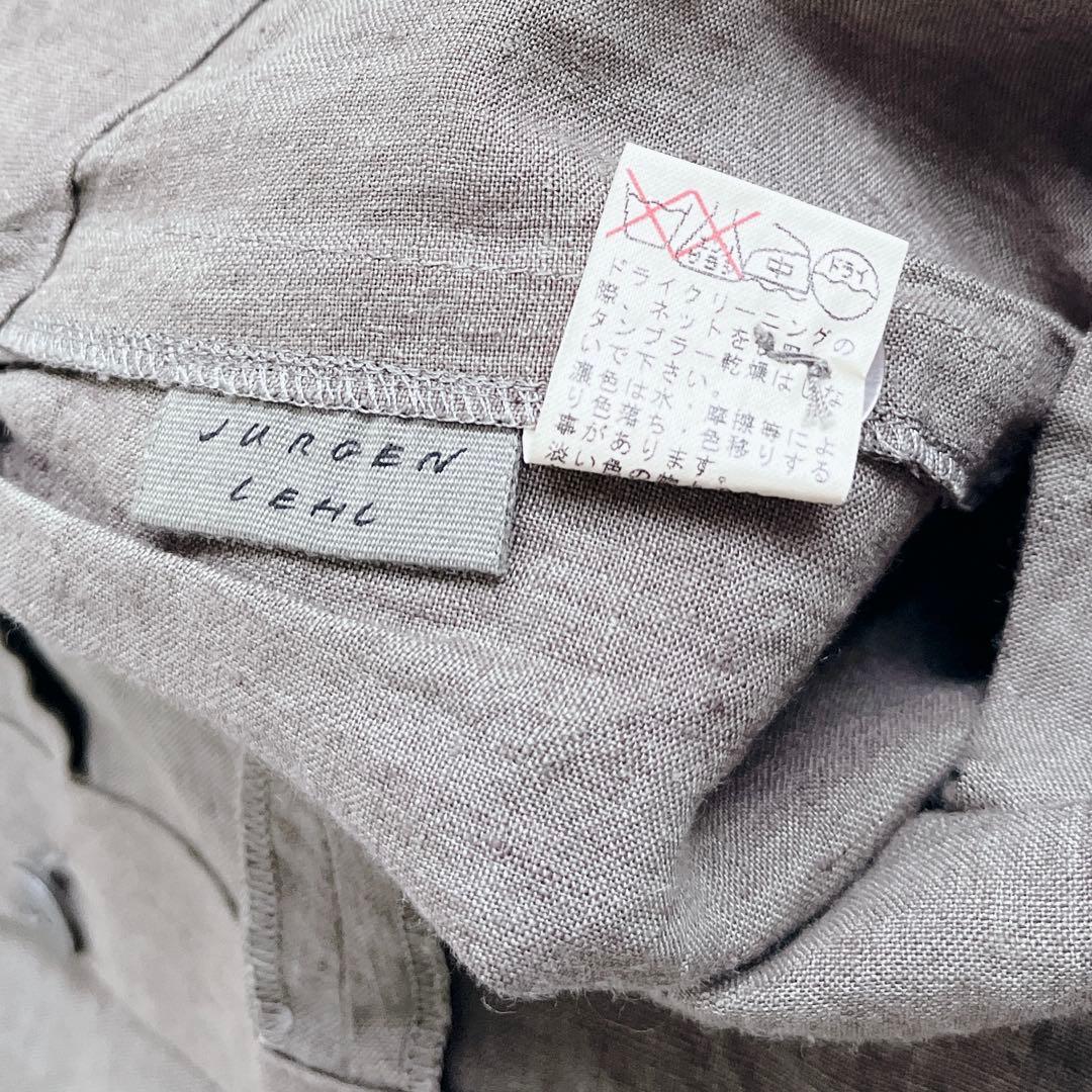 美品✨リネン100% ヨーガンレール ワイドパンツ M カーキ