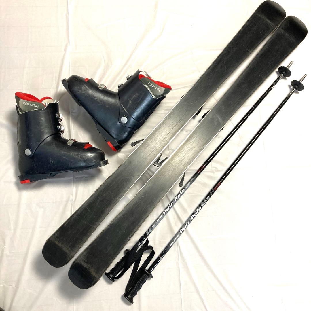 スキー3点セット4点セットスキー板120cmスキー靴24cmジュニア男女兼用