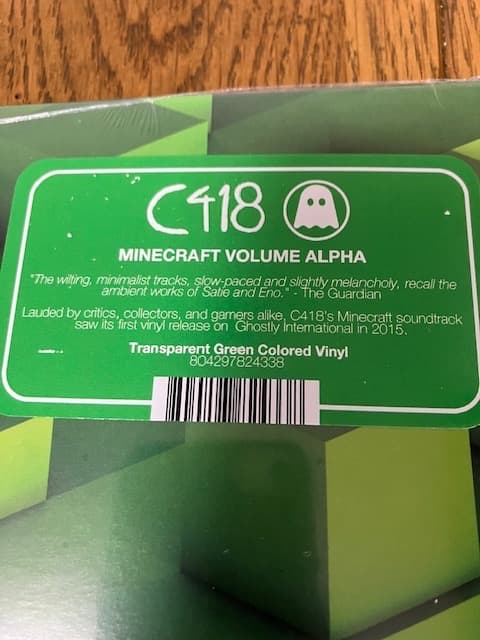マインクラフト C418 Minecraft Alpha アナログ盤 新品
