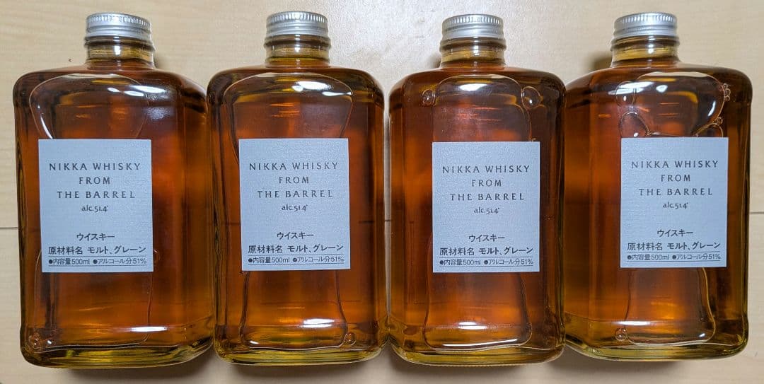 ニッカ　フロムザバレル　4本