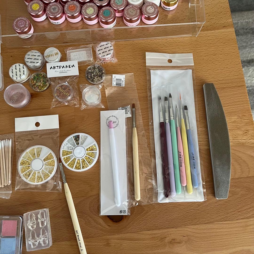 ネイルアート用品セット LEDライト付き