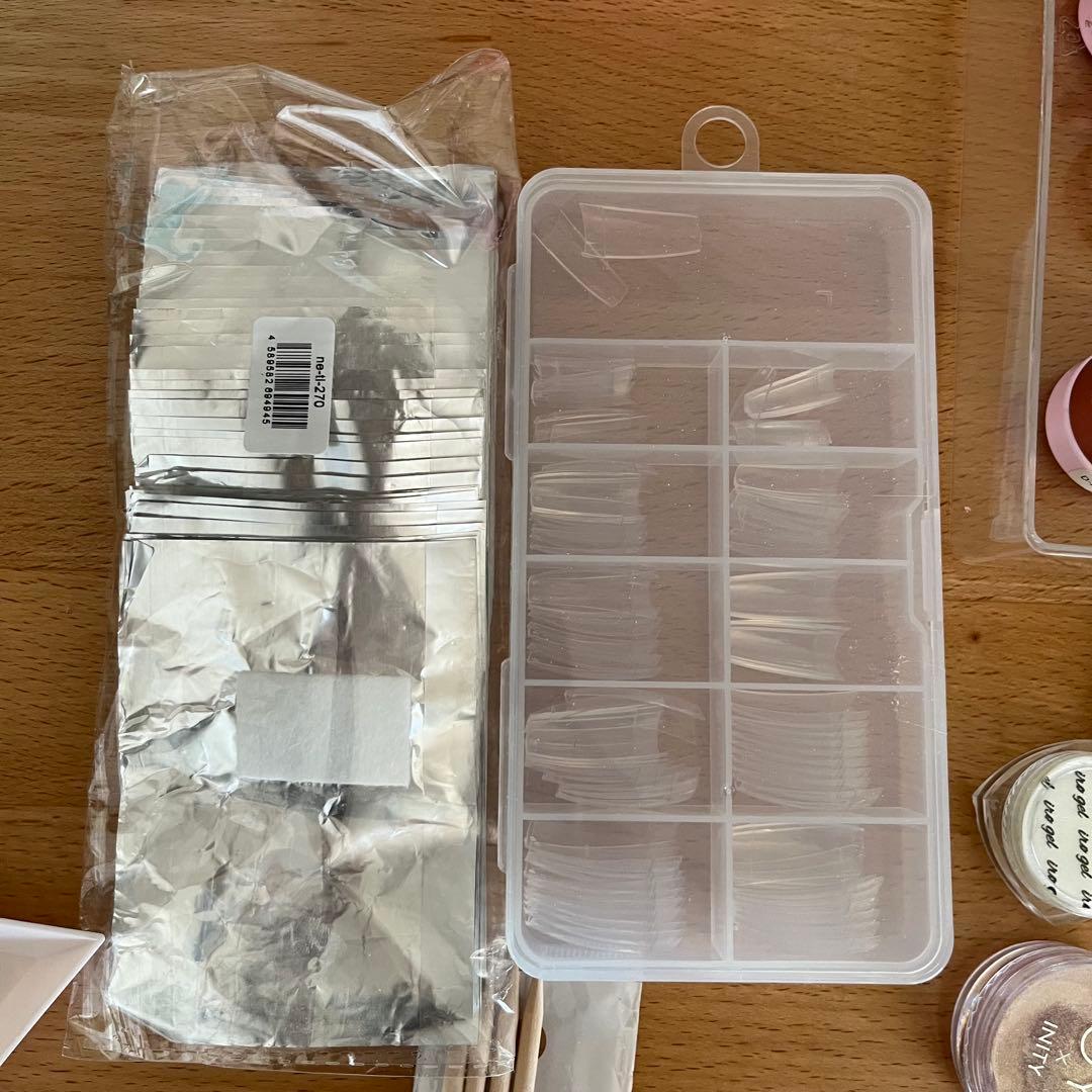 ネイルアート用品セット LEDライト付き