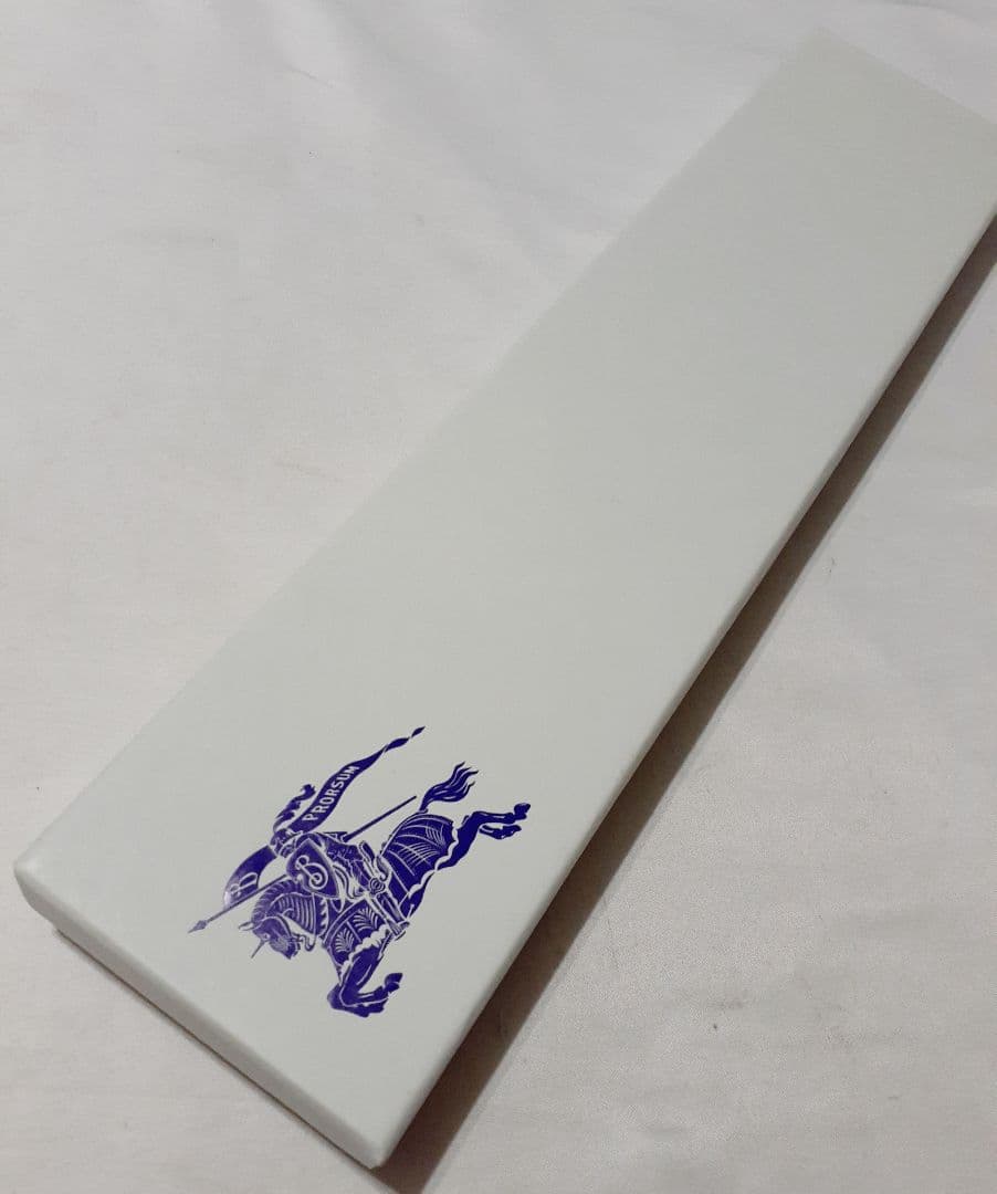 未使用 BURBERRY バーバリー ネクタイ ナロータイ チェック柄