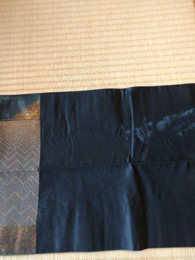 焼箔 正絹六通袋帯