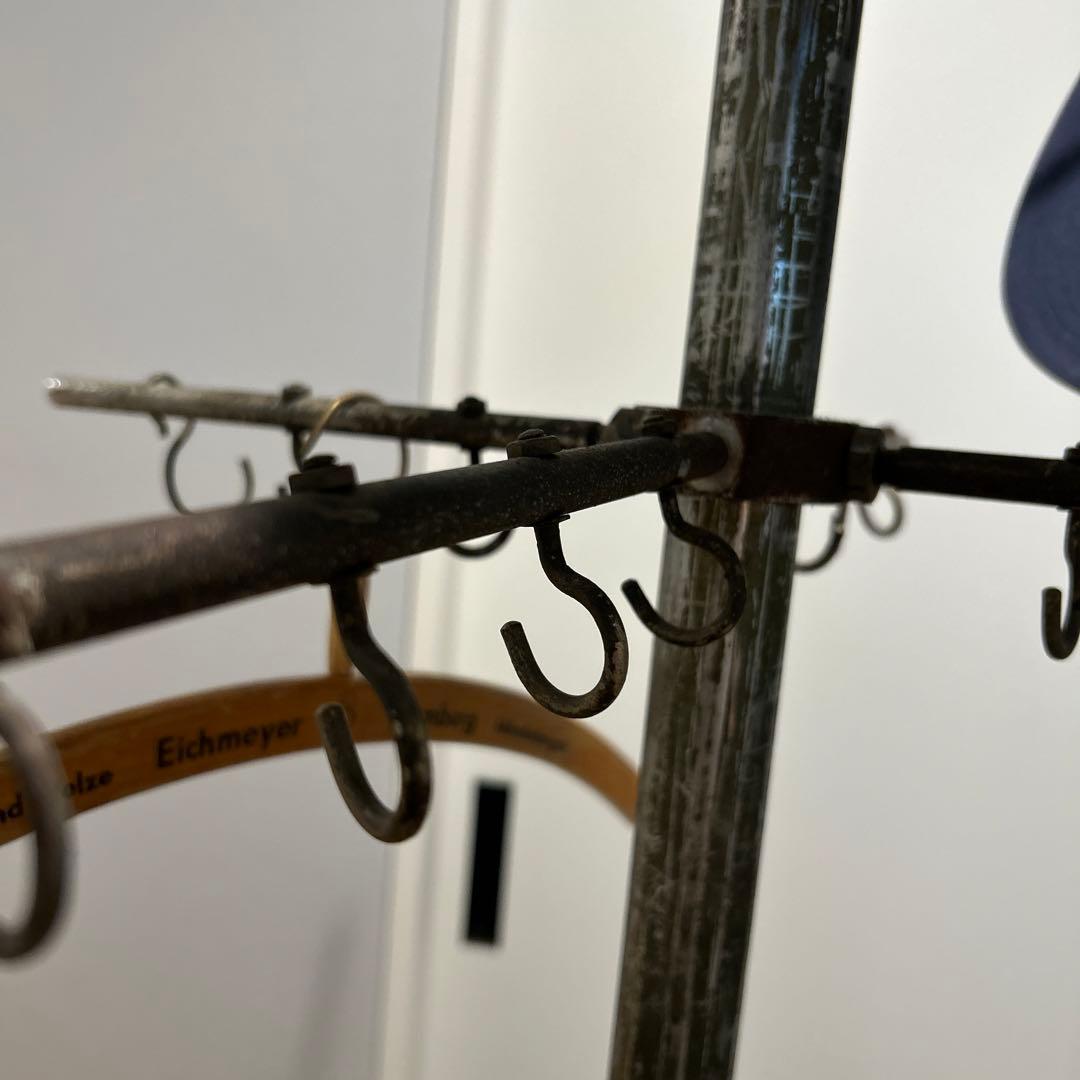 お値下げ早い者勝ち！ビンテージ　アイアンハンガーラック　インダストリアル