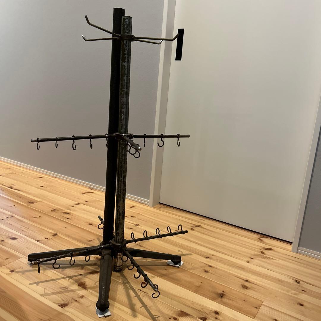お値下げ早い者勝ち！ビンテージ　アイアンハンガーラック　インダストリアル