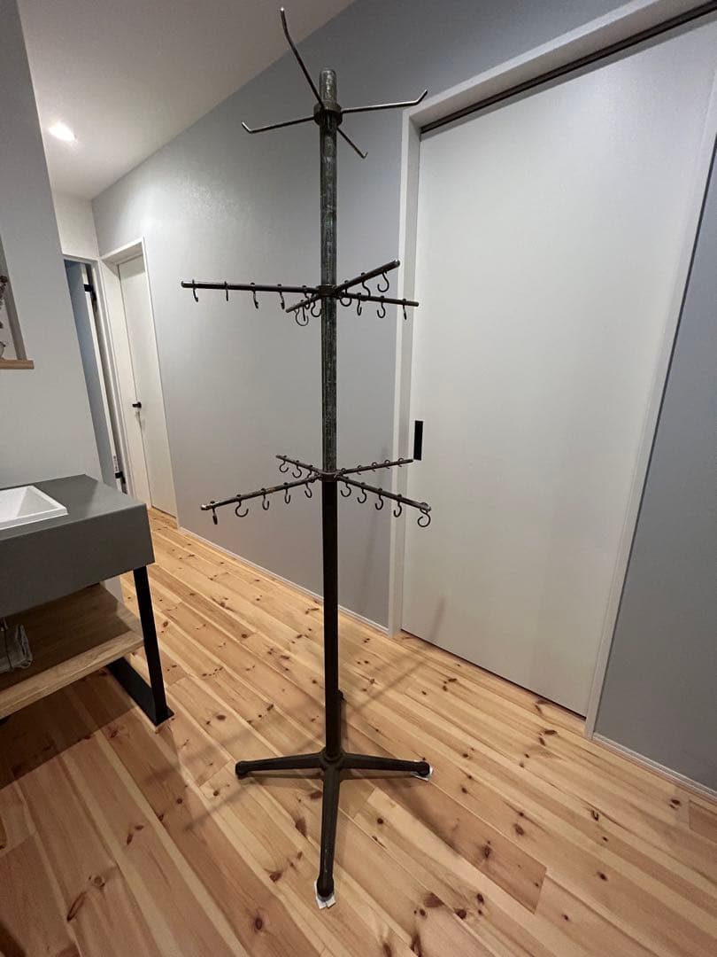 お値下げ早い者勝ち！ビンテージ　アイアンハンガーラック　インダストリアル