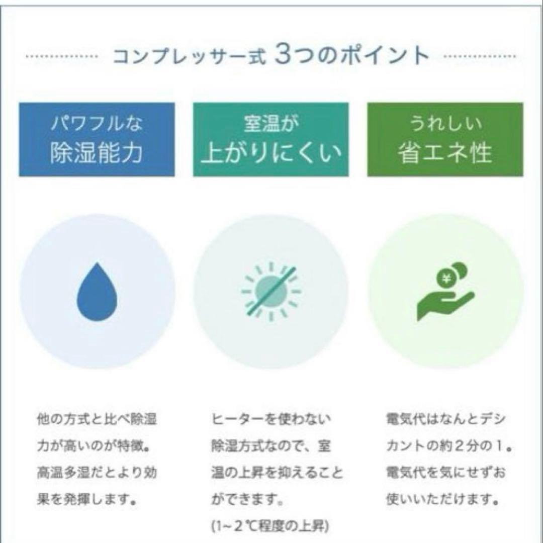 【新品•未開封品】タンスのゲン衣類乾燥 コンプレッサー式 除湿機 24畳