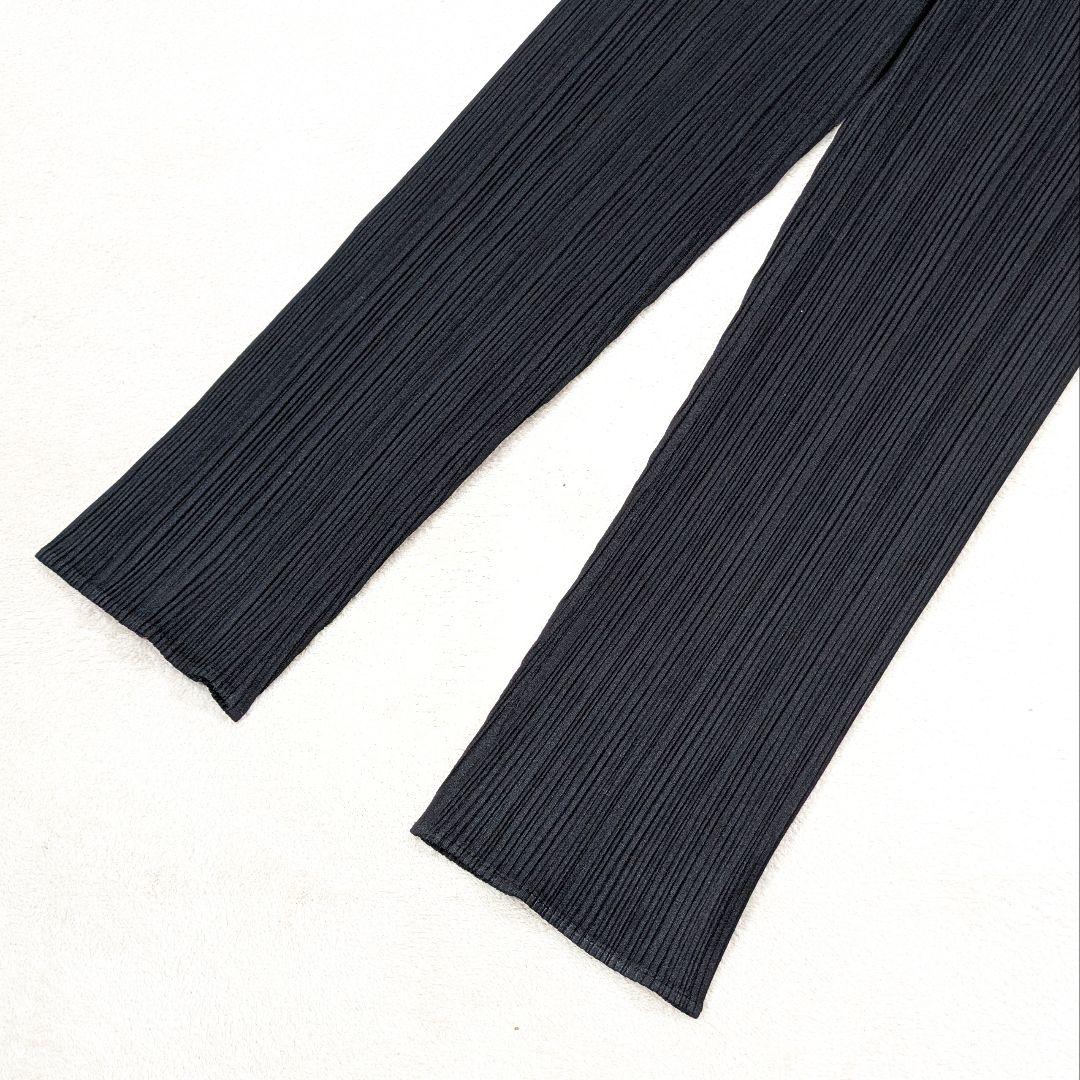 プリーツプリーズ　イッセイミヤケ　プリーツ　ジャンプスーツ　ジップデザイン