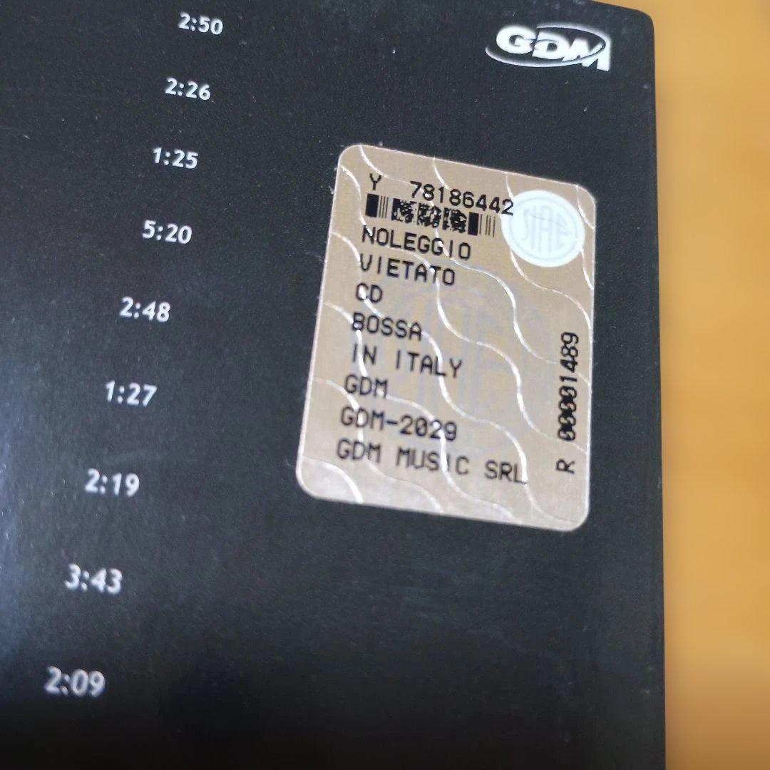 CD 　Bossa in Italy 　ボッサ　イン　イタリー