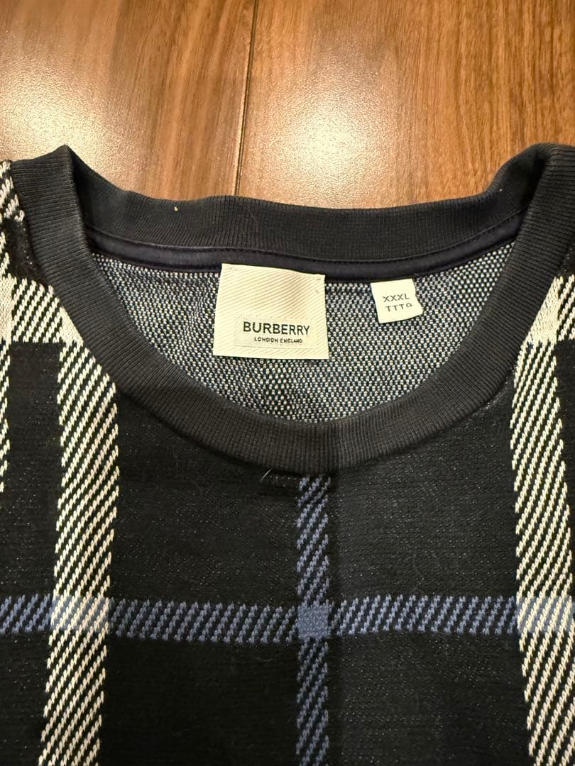 BURBERRY チェック柄 Tシャツ 3XL